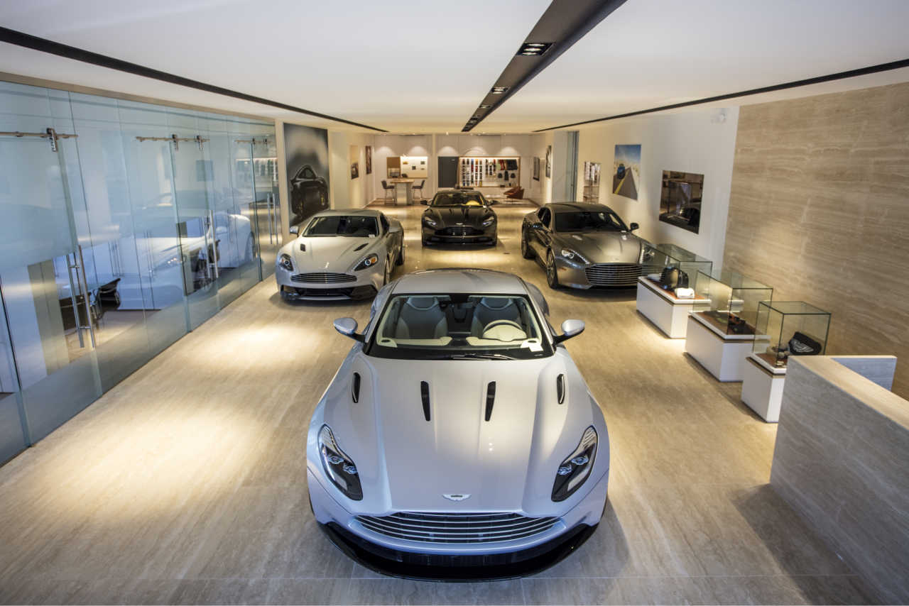 Aston Martin showroom