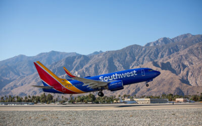 Southwest and Alaska Airlines Announce New Nonstop Routes from Palm Springs