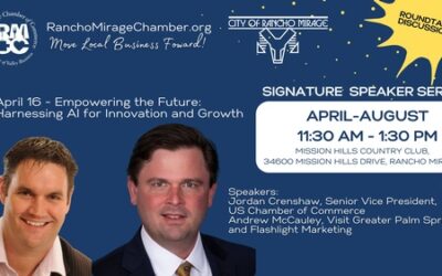 Rancho Mirage Chamber of Commerce Launches Signature Speaker Series with AI Focus