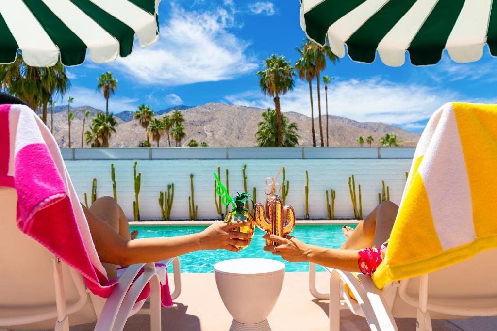 Greater Palm Springs Tourism poolside
