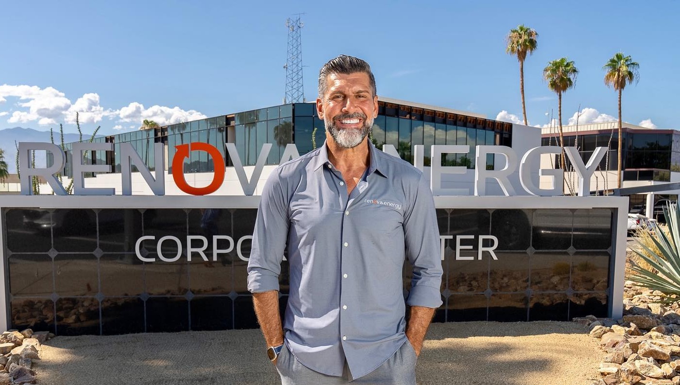 Vincent Battaglia, Founder/CEO, Renova Energy pictured in Palm Desert, California