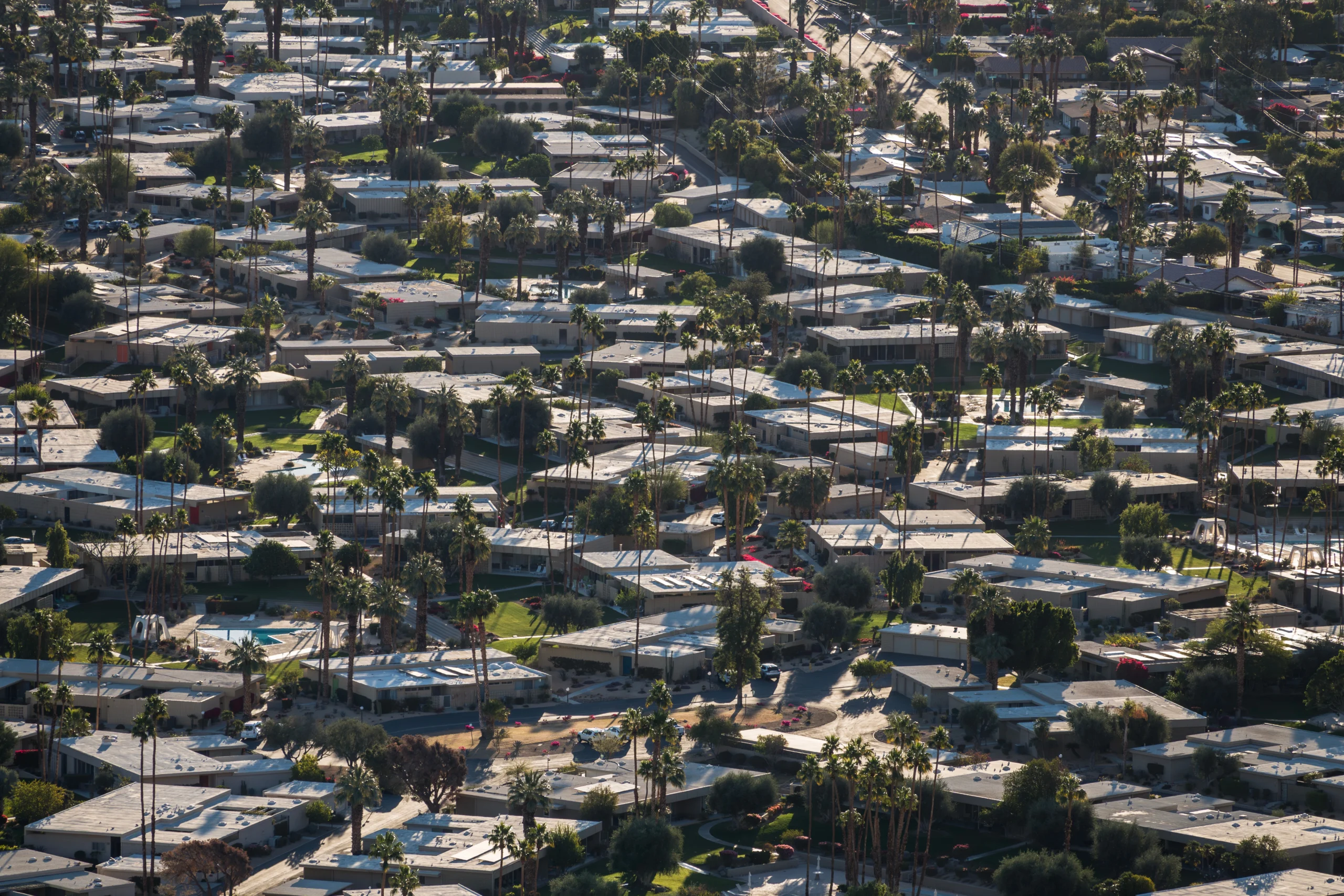 Residential real estate in Greater Palm Springs aerial image