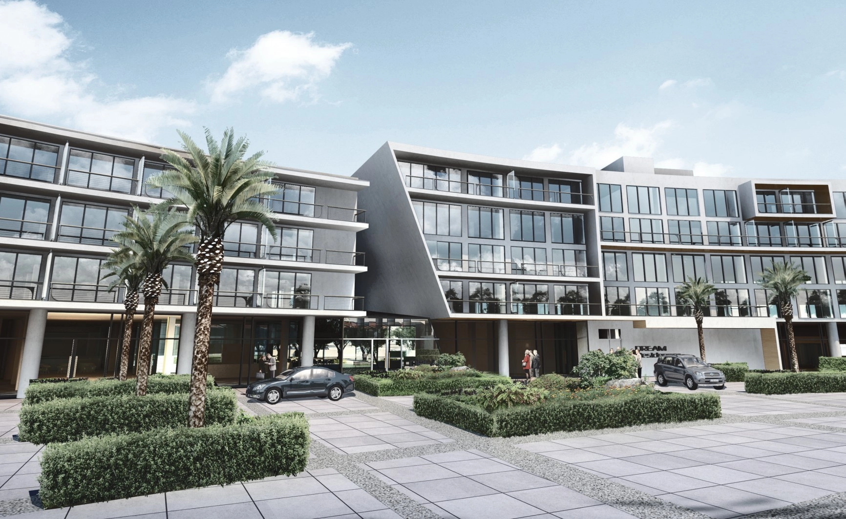 Palm Springs hotel projects stalled - Dream Hotel rendering