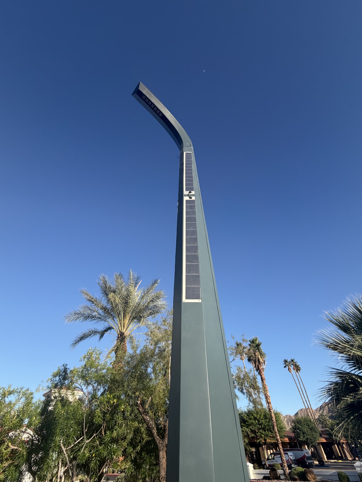 Palm Springs BASE Studio streetlight pole photo