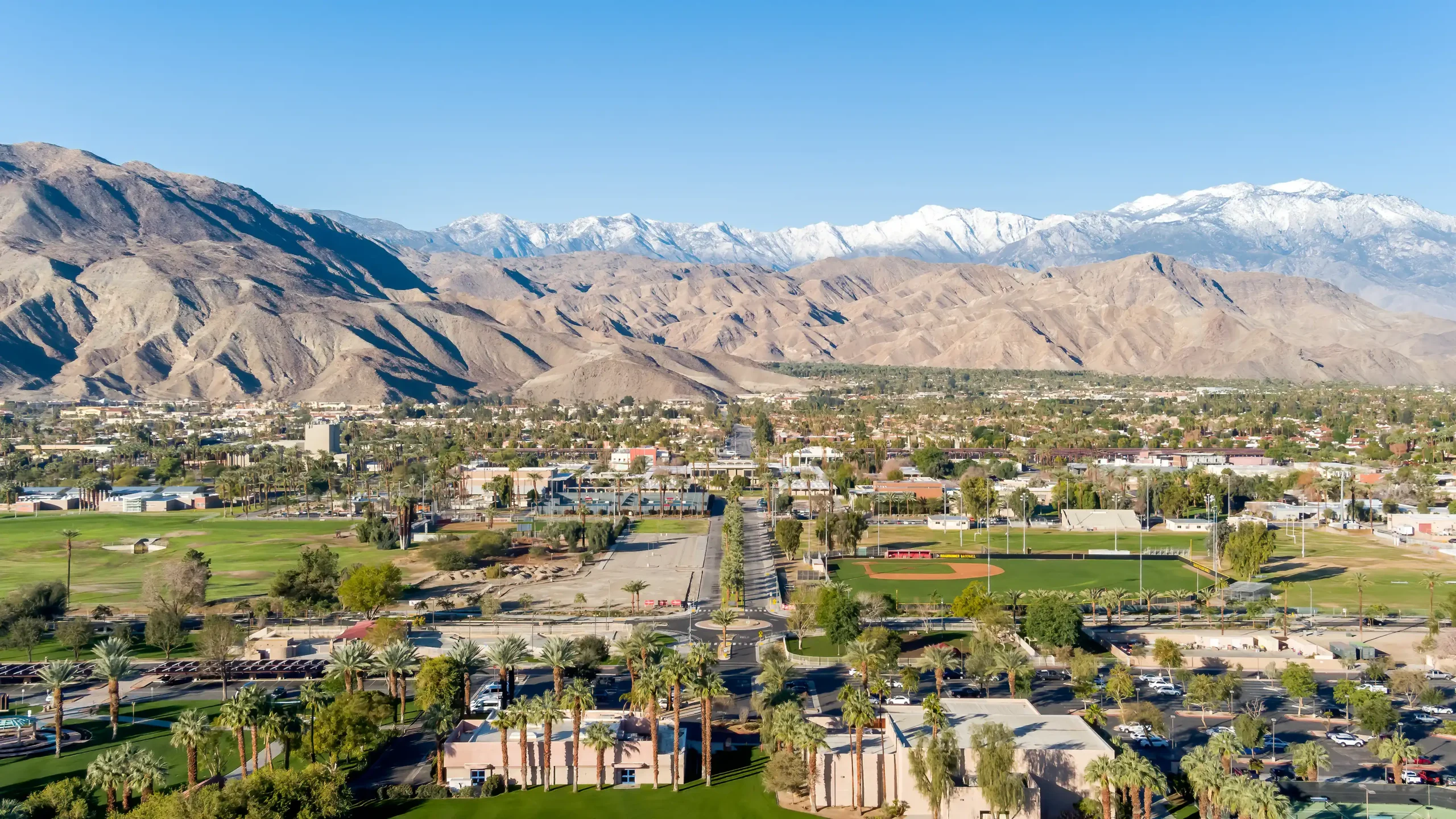 COD - Aerial image of the COD Palm Desert Campus