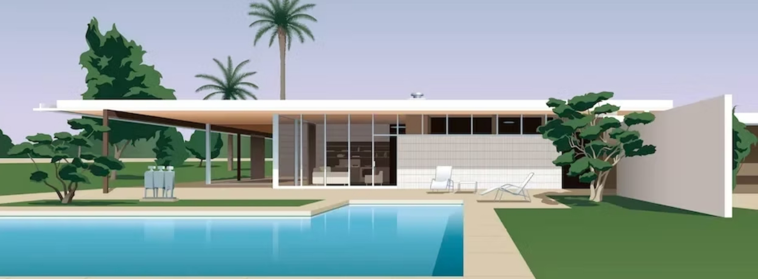 Preservation Mirage - Maslon home illustration.