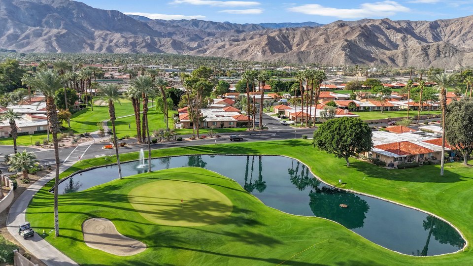 Equity Union - Sunrise Country Club in Rancho Mirage aerial image.