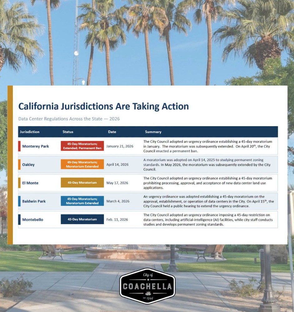 Eastern Coachella Valley Draws A Line In The Sand Against Data Centers 2 Eastern Coachella Valley - pushback on data centers image