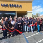 Bagel - photo of the H&H Bagels ribbon cutting.