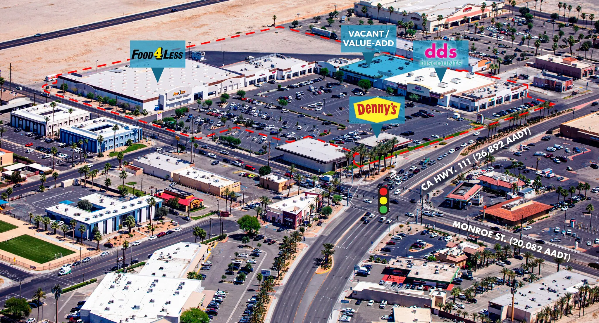 What’s For Sale: Six Deals Test Greater Palm Springs’ Office, Retail and Industrial Markets 2 Indio Plaza Primary Photo 1 LargeHighDefinition