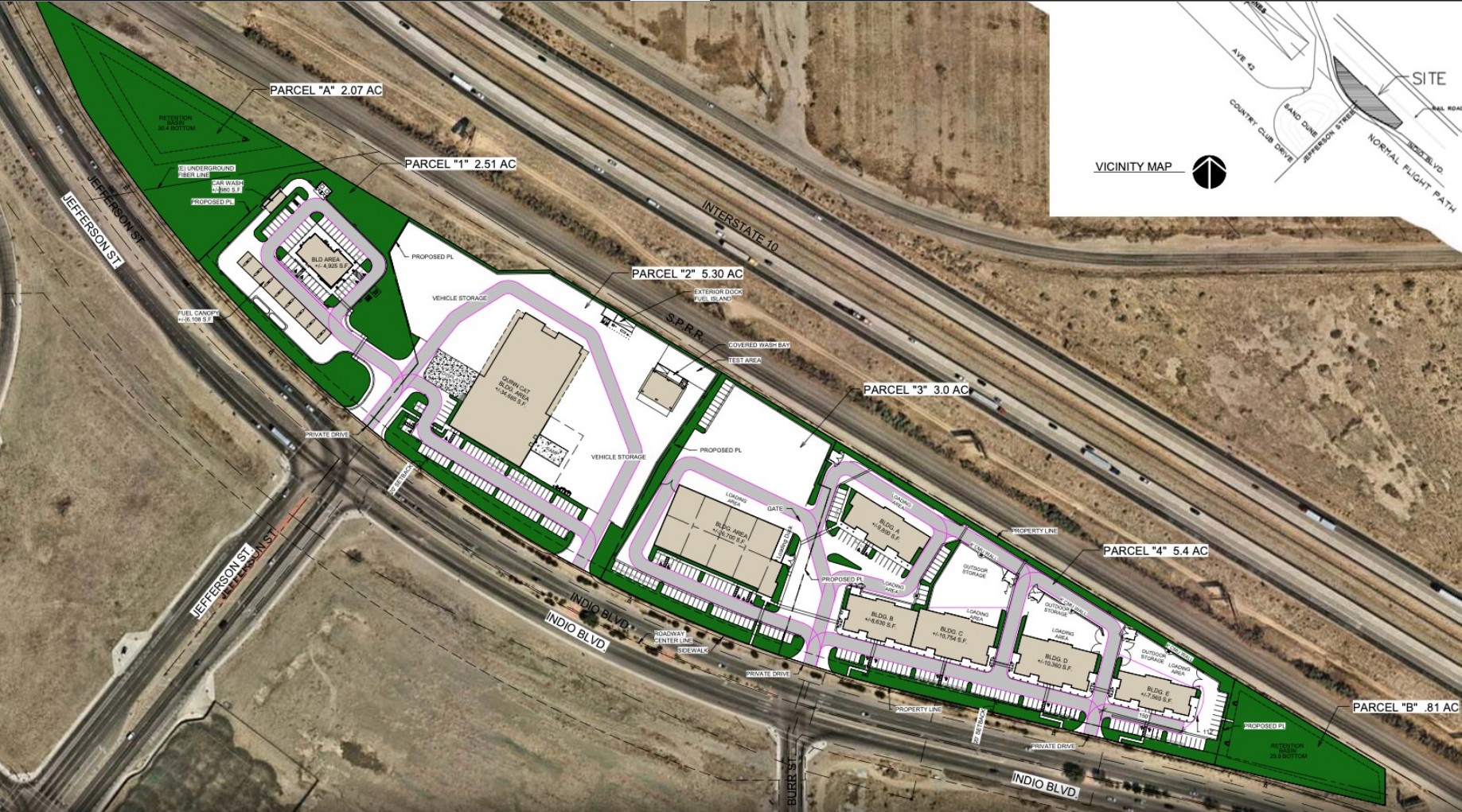 What's For Sale - Indio land map image