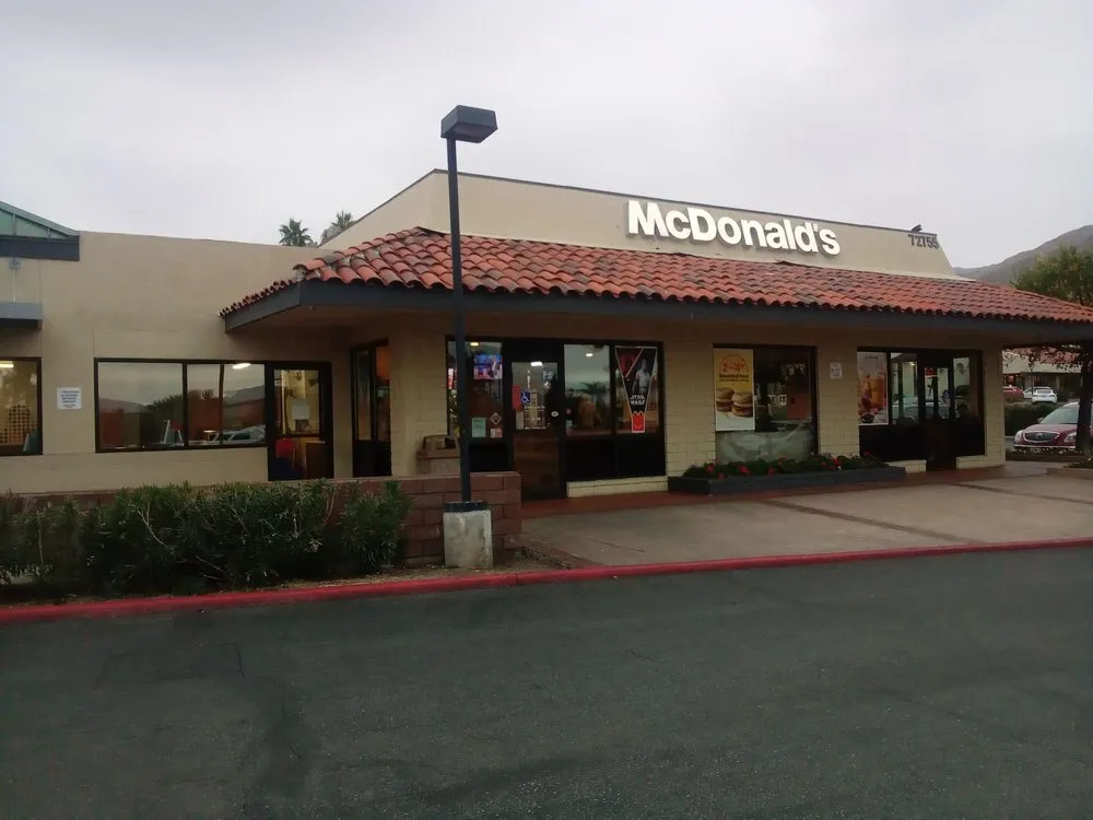 Palm Desert - Drive through photo of McDonalds