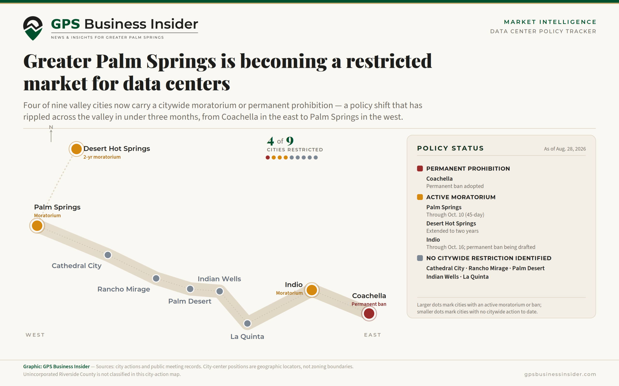 Data Center - regional map graphic