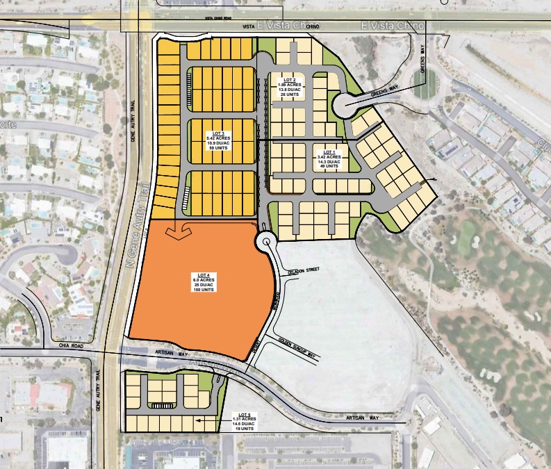Palm Springs Clears Path for Escena’s Final 303 Homes, but the Hardest Questions Are Not Settled 1 Escena site plan