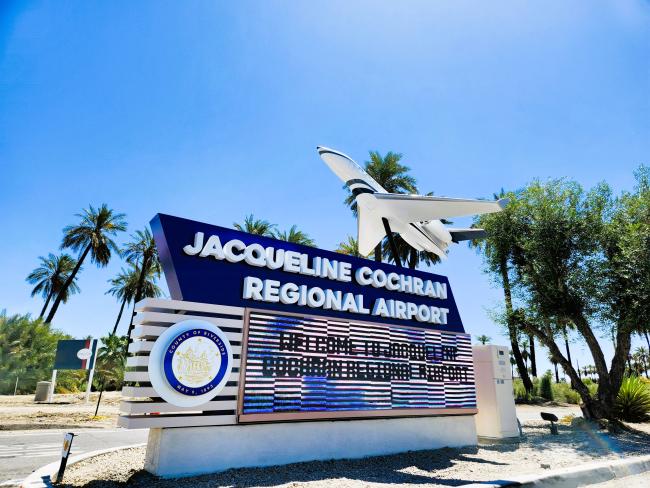 Airport - Cochran airport entry sign photo