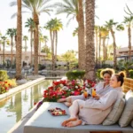 Spa Month main Spa Month - photo of women enjoying a spa pool area