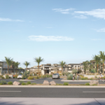 Indio - Avenue 42 apartments site - aerial image