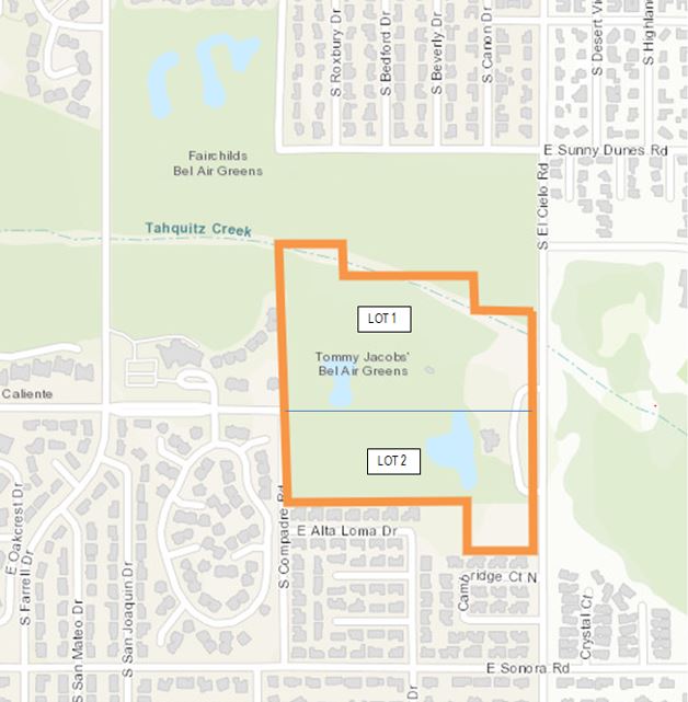 Bel Air Greens map