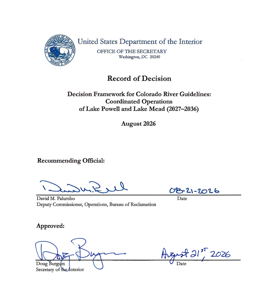 The Disappearing Problem at the Salton Sea 1 CO water operational guidelines