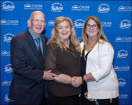 CSUSB - Rogers CSUSB - Palm Desert - photo of the Rogers family.