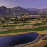 Indian Wells - Golf Resort image - aerial from east.