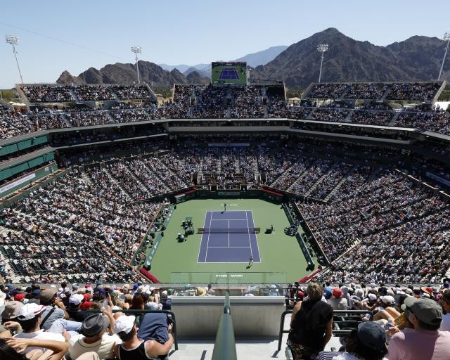 BNP Paribas – VGPS image – cropped BNP Paribas Open - tournament stadium photo