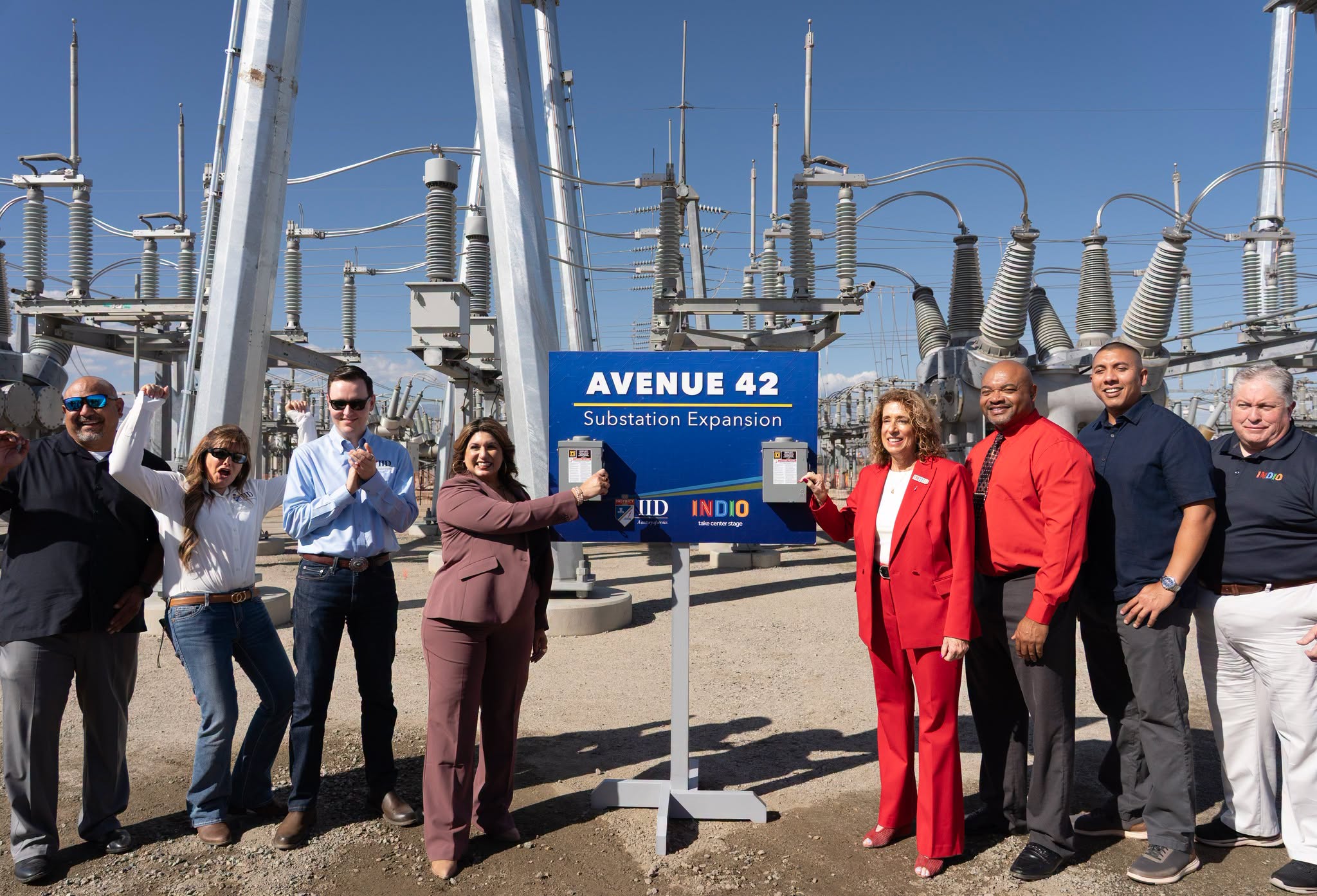 Indio - Ave 42 power substation photo
