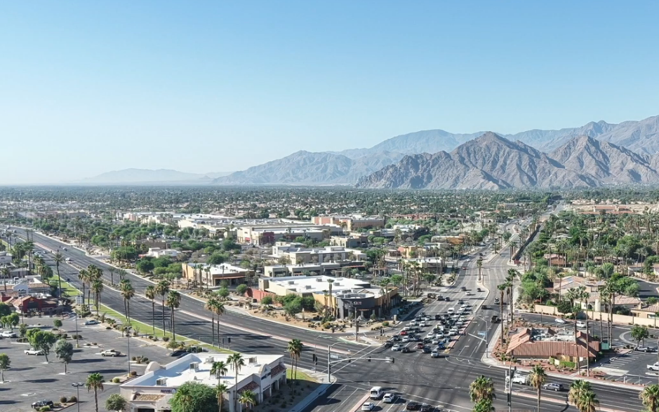 La Quinta - Highway 111 corridor aerial image